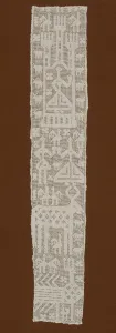Linen Plain Weave Prints: Part of a Valance, Italy, Probably 1650 / 1700. Creator: Unknown