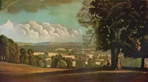 Cloudy Gallery: The Vale of Aylesbury, 1933. Artist: Rex Whistler