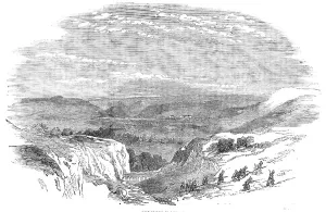 Vandalism Prints: Vale leading to Inkerman, 1854. Creator: Unknown