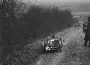 Number 11 Prints: Vale Special 2-seater sports competing in a trial