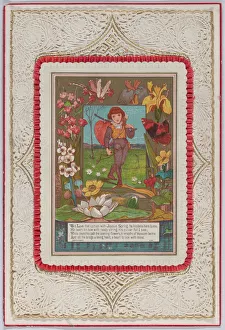 Marcus Ward And Co Gallery: Valentine, 1874. Creator: Catherine Greenaway