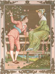Valentine, 1876. Creator: Walter Crane