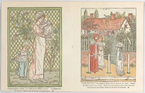 Valentine, 1882. Creator: Catherine Greenaway Valentine, 1882. Creator: Catherine Greenaway