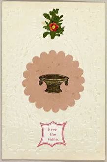 Constancy Prints: Ever the Same (valentine), c. 1840. Creator: George Kershaw