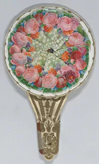 Bouquet Gallery: Valentine - Mechanical nosegay (tussy mussy), ca. 1875. ca. 1875. Creator: Anon