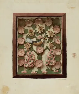 Valentine in Shadow Box, c. 1938. Creator: Inez McCombs