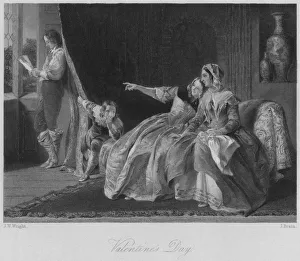 John William Prints: Valentines Day, mid 19th century. Creator: J Brain