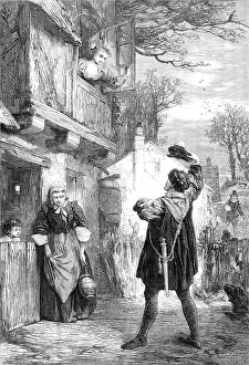 Jackson M Prints: Valentine's Morn, drawn by Marcus Stone, 1864. Creator: Mason Jackson