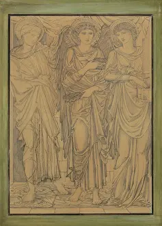 Burne Jones Edward Prints: Valerian and the Angel, c1874. Creator: Sir Edward Coley Burne-Jones