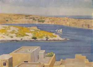 Adam Charles Black Prints: Valetta Harbour, 1924