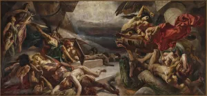 Valkyrie Collection: Valhalla's Downfall. Creator: Roeber (Rober), Fritz (Friedrich) (1851-1924)