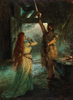 Sigurd Gallery: Valkyrie (1st Act): Sieglinde and her brother Siegmund