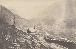 Pyrenees Gallery: Vallee de Bosost prise de la capilla San Antonio, 1853. Creator: Joseph Vigier