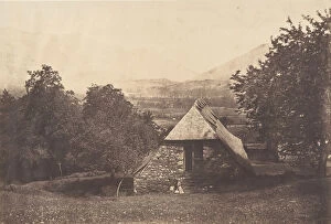 Vallee d Argeles pres de la ferme de Despourreins. St-Sauveur, 1853