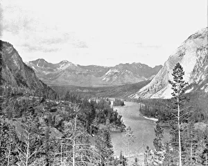 Valley of the Bow River, Alberta, Canada, c1900. Creator: Unknown Valley of the Bow River, Alberta, Canada, c1900. Creator: Unknown