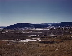 Valley of Chacon, Mora County, New Mexico, 1943. Creator: John Collier