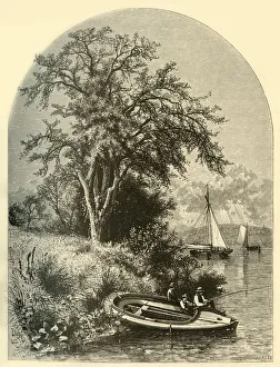 Anglers Gallery: The Valley of the Connecticut, 1874. Creator: John J. Harley