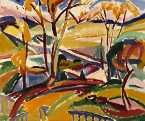 Images Dated 6th July 2021: Valley Falls I, 1915. Creator: Henry Lyman Sayen
