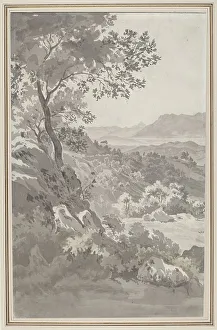 Campagna Prints: Valley in the Italian Campagna, 1820s(?). Creator: Unknown