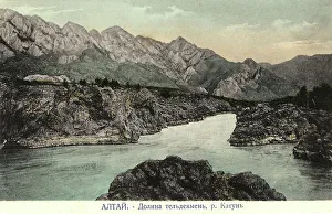 Colour Photograph Prints: Valley of the Katun River near the Village of Chemal
