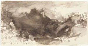 John Varley Prints: Valley Landscape. Creator: John Varley I