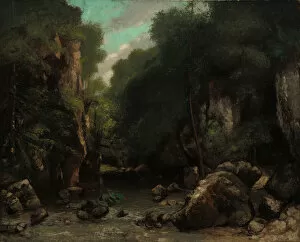 Shaded Gallery: The Valley of Les Puits-Noir, 1868. Creator: Gustave Courbet