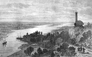 Loire Prints: Valley of the Loire, with the Lanterne de Rochecorbon, 1871. Creator:s Read