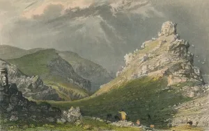 Son Co Prints: The Valley of Rocks, Near Linton, Devonshire, 1831. Artist: Joseph Wilson Lowry