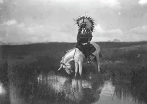 Great Plains Prints: The Valley of the Rosebud, c1905. Creator: Edward Sheriff Curtis