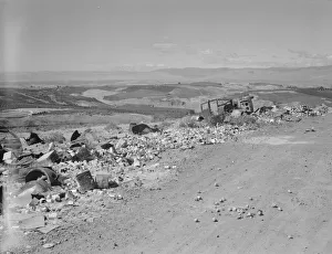 Junk Prints: The valley below seen from advertised lookout point