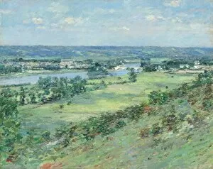 Haute Normandie Collection: The Valley of the Seine, from the Hills of Giverny, 1892. Creator: Theodore Robinson
