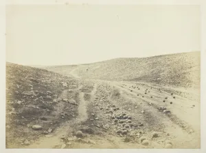 Crimea Ukraine Gallery: The Valley of the Shadow of Death, 1855. Creator: Roger Fenton
