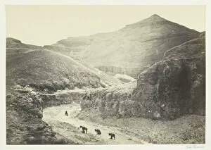 Valley of the Tomb of the Kings, Thebes, 1857. Creator: Francis Frith