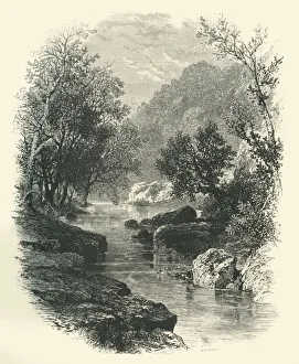 River Wharfe Prints: The Valley of the Wharfe, c1870
