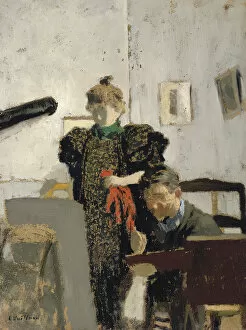 Misia Gallery: Vallotton and Natanson. Artist: Vuillard, Edouard (1868-1940)