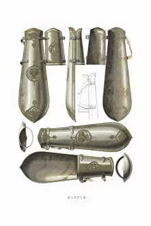 Armor Collection: Vambraces. From the Antiquities of the Russian State, 1849-1853