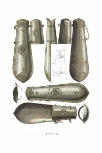 Armor Prints: Vambraces. From the Antiquities of the Russian State, 1849-1853