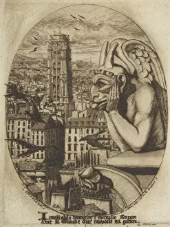 Notre Dame Gallery: The Vampire, 1853. Creator: Charles Meryon