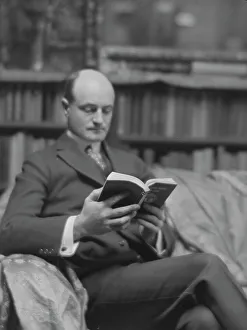 Interiors Prints: Van Dyke, William, Mr. portrait photograph, 1916 Mar. 11. Creator: Arnold Genthe