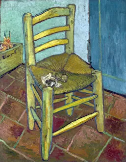 Images Dated 2nd November 2013: Van Goghs Chair, 1888. Artist: Gogh, Vincent, van (1853-1890)