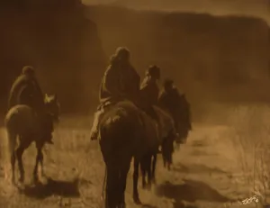 Curtis Prints: The Vanishing Race- Navajo, 1904. Creator: Edward Sheriff Curtis