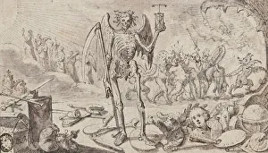 Vanitas with Death and the Last Judgment. Creator: Philip Tideman