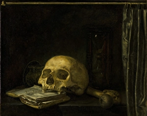 Vanitas Prints: Vanitas Still Life, 1650. Creator: Anon