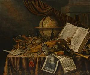 Cats Jacob Prints: Vanitas Still Life, 1662. Creator: Edwaert Collier