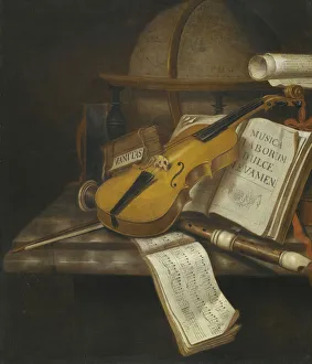 Alchemy Collection: Vanitas Still Life. Artist: Collier, Edwaert (1642-1708)