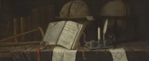 Vanitas Still Life. Artist: Collier, Edwaert (1642-1708)