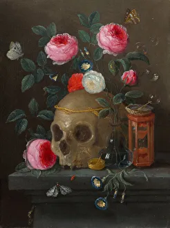 Vanitas Still Life, c. 1665 / 1670. Creator: Jan van Kessel