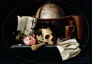 Single Stem Prints: Vanitas Still Life, c1655. Creator: Johannes Borman