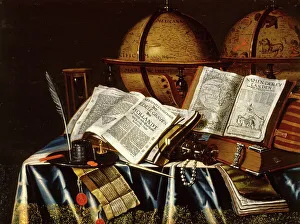 Inkpot Prints: Vanitas Still Life, c1665. Creator: Adam Bernaert