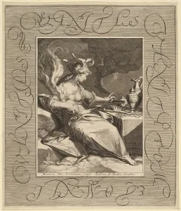 Bloemaert Abraham Prints: Vanitas, Vanitatum et Omnia Vanitas. Creator: Jan Saenredam